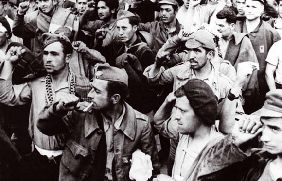 El 18 de juny de 1938, els soldats de la 43a Divisió que havien lluitat a Bielsa arribaven a Girona i eren rebuts pels ciutadans, eufòrics, que els reconeixien la seva resistència