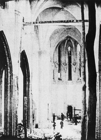 Obres de construcció de l'església. 1894