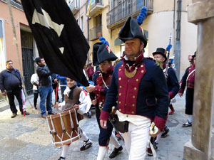 X Festa Reviu els Setges Napoleònics de Girona. Desfilada pels carrers de Girona