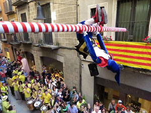 Festes de Primavera de Girona 2018. Penjada del Tarlà
