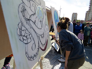 Fires 2018. Concurs d'Art Urbà 'Lluïment' a la plaça Catalunya