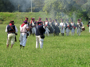 XI Festa Reviu els Setges Napoleònics de Girona. Recreació d'una batalla napoleònica al Parc de les Ribes del Ter