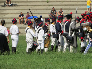 XI Festa Reviu els Setges Napoleònics de Girona. Recreació d'una batalla napoleònica al Parc de les Ribes del Ter