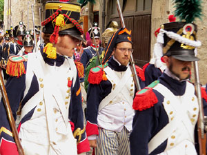 XI Festa Reviu els Setges Napoleònics de Girona. Desfilada pels carrers de Girona