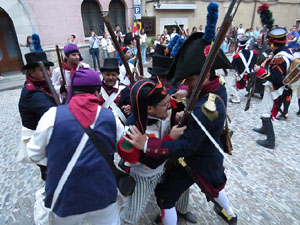 XI Festa Reviu els Setges Napoleònics de Girona. Combats a la plaça dels Apòstols