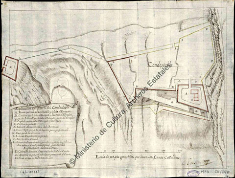 Plano del Fuerte del Condestable. 1685