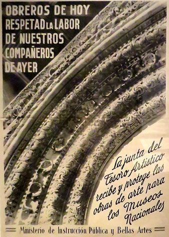 Cartell del Ministerio de Instrucción Pública y Bellas Artes. Ca. 1937
