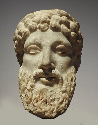 Herma de marbre. Còpia romana d'un model grec. Segle II dC
