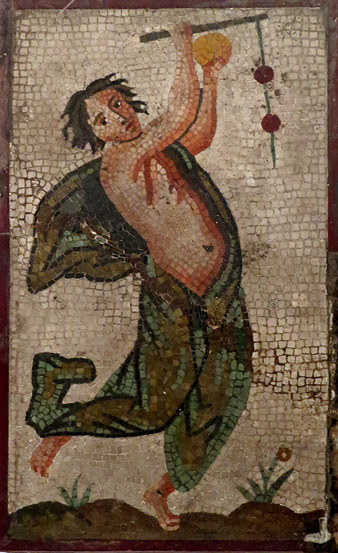 Fragment de mosaic romà procedent d'Itàlica (Santiponce, Sevilla)