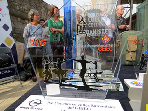 Fires 2019. 79è concurs de Colles Sardanistes amb la cobla Ciutat de Girona a la plaça de Francesc Calvet i Rubalcaba