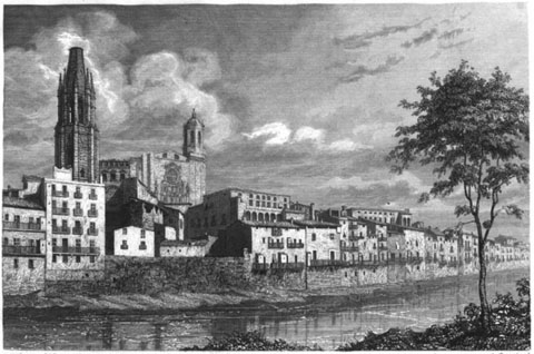 Vista de Girona. 1861