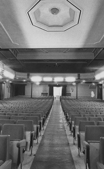 Interior del cinema Gran Via. 1987