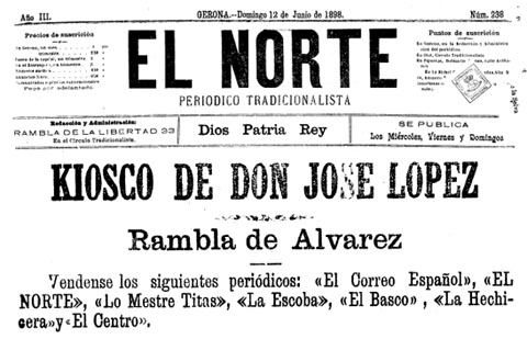 Anunci publicat al diari 'El Norte'