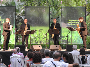 Festival Notes al parc 2021. BCN Sax Quartet
