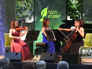 Festival Notes al parc 2021. Trio Andrée