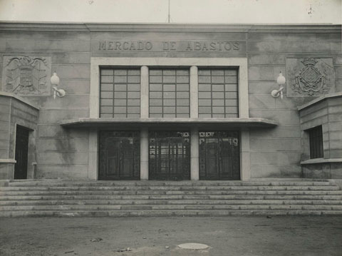 Façana del Mercat del Lleó. 1945-1950