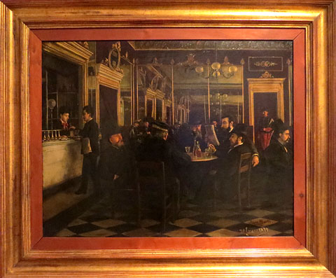 El cafè Vila. Jaume Pons Martí, 1877