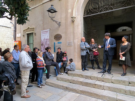 Fires 2015. Inauguració de l'exposició Girona en època contemporània. Les capitalitats de la ciutat (1800-1939)