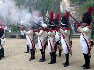 VIII Festa Reviu els Setges Napoleònics de Girona. Escena 4. Jardins dels Alemanys