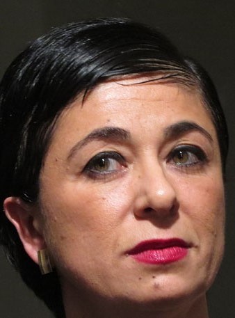 Sílvia Planas, directora del Museu d'Història, durant la inauguració de l'exposició