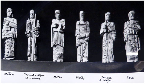 Projecte del grup escultòric dels Apòstols. 1994