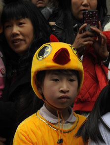 Celebració de l'any nou xinès a Girona. La gent