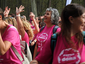 Cursa de la Dona 2016. Concentració i sortida del Parc de la Devesa