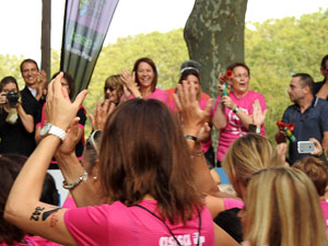 Cursa de la Dona 2016. Concentració i sortida del Parc de la Devesa