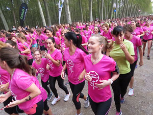 Cursa de la Dona 2016. Concentració i sortida del Parc de la Devesa