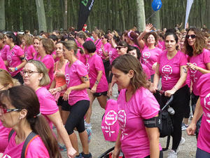 Cursa de la Dona 2016. Concentració i sortida del Parc de la Devesa