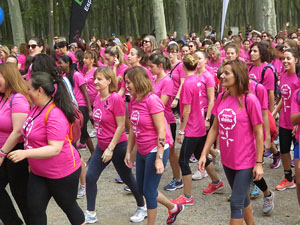 Cursa de la Dona 2016. Concentració i sortida del Parc de la Devesa