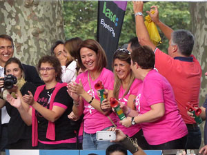 Cursa de la Dona 2016. Concentració i sortida del Parc de la Devesa