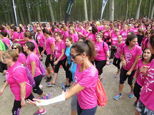 Cursa de la Dona 2016. Concentració i sortida del Parc de la Devesa