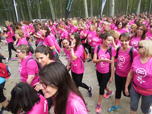 Cursa de la Dona 2016. Concentració i sortida del Parc de la Devesa