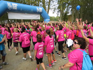 Cursa de la Dona 2016. Concentració i sortida del Parc de la Devesa