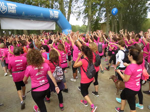 Cursa de la Dona 2016. Concentració i sortida del Parc de la Devesa