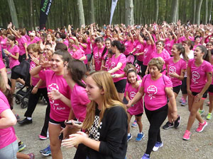 Cursa de la Dona 2016. Concentració i sortida del Parc de la Devesa