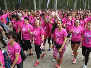 Cursa de la Dona 2016. Concentració i sortida del Parc de la Devesa