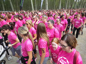 Cursa de la Dona 2016. Concentració i sortida del Parc de la Devesa