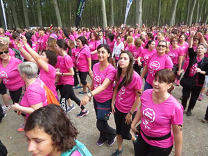 Cursa de la Dona 2016. Concentració i sortida del Parc de la Devesa