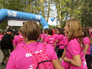 Cursa de la Dona 2016. Concentració i sortida del Parc de la Devesa