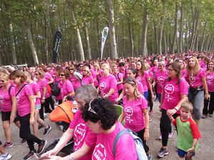 Cursa de la Dona 2016. Concentració i sortida del Parc de la Devesa