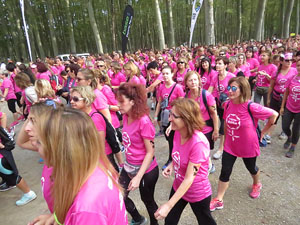 Cursa de la Dona 2016. Concentració i sortida del Parc de la Devesa