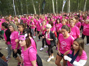Cursa de la Dona 2016. Concentració i sortida del Parc de la Devesa