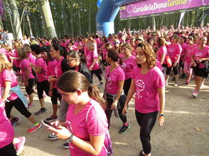 Cursa de la Dona 2016. Concentració i sortida del Parc de la Devesa