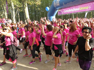 Cursa de la Dona 2016. Concentració i sortida del Parc de la Devesa