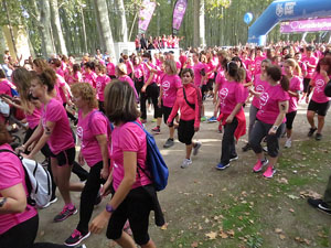 Cursa de la Dona 2016. Concentració i sortida del Parc de la Devesa