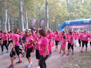 Cursa de la Dona 2016. Concentració i sortida del Parc de la Devesa