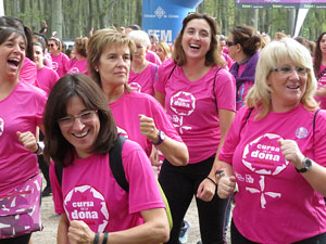 Cursa de la Dona 2016. Concentració i sortida del Parc de la Devesa