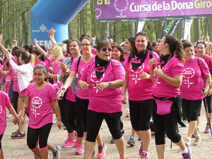 Cursa de la Dona 2016. Concentració i sortida del Parc de la Devesa